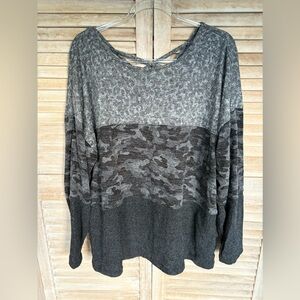 Cato Gray Knit Sweater